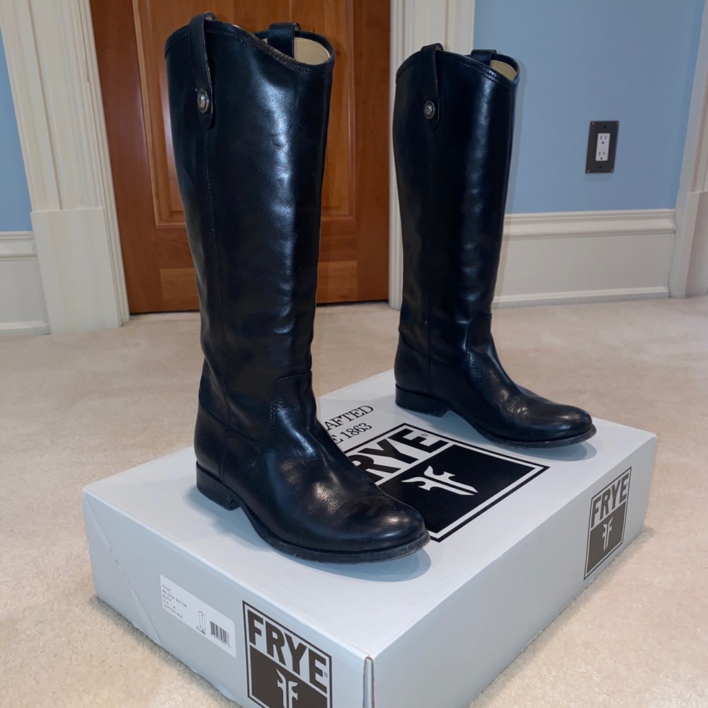 Frye boots.